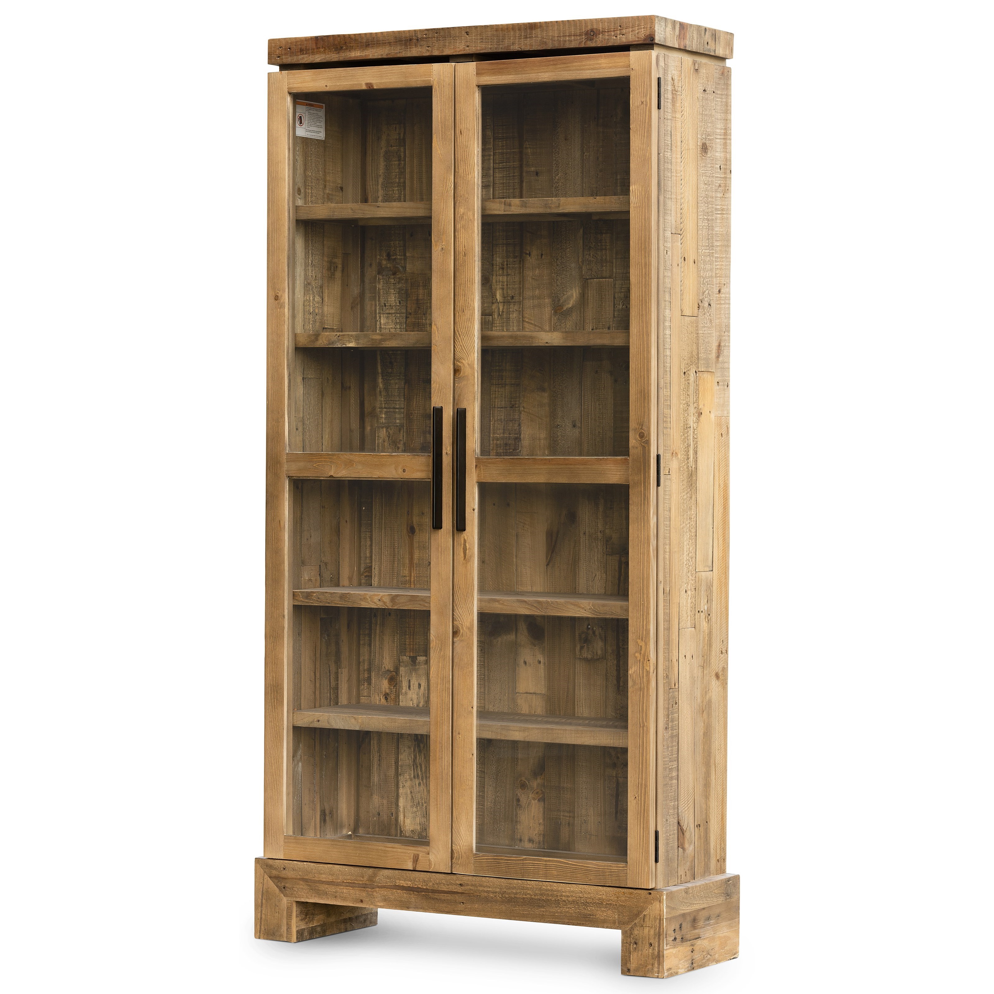 Enclosed Bookcase Shelves House Elements Design